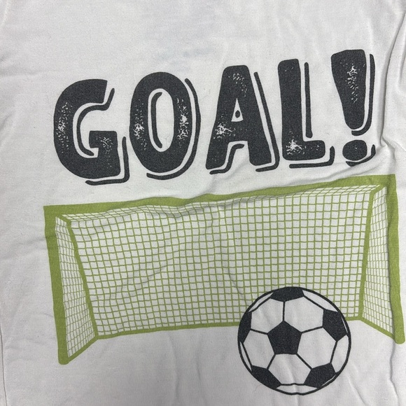 Kickee Pants green&white 3T “Goal” Soccer themed SSS and shorts. Soooft! - Picture 3 of 6